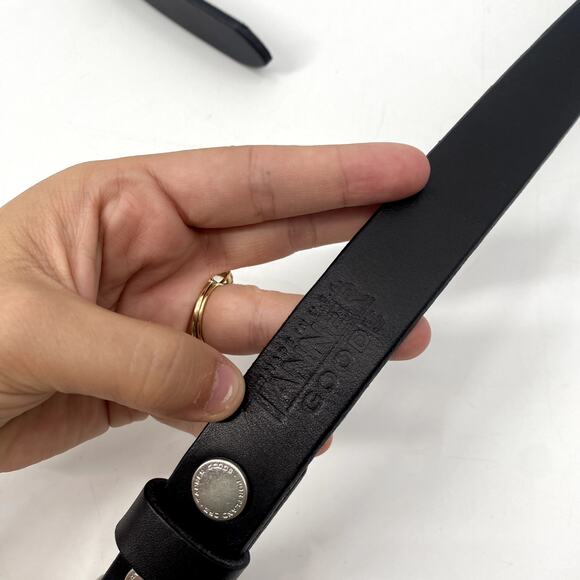 Tanner goods USA men's black leather Daily Belt - Picture 10 of 10